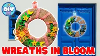 How to Make a Spring Wreath in 8 Minutes! 🌸 Easy and Quick DIY Decoration