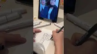 Live wedding illustration #liveillustration #wedding #weddingartist #weddingentertainment