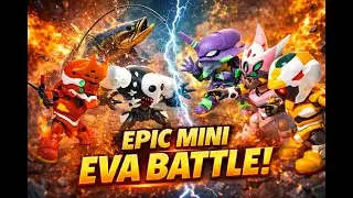 Epic Mini EVA Battle - Stop Motion Animation