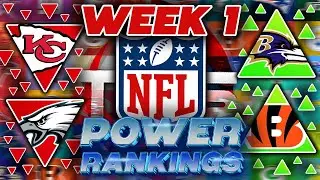 The Official 2025 NFL Power Rankings Week 1 Edition (WE'RE BACK!!!) || TPS