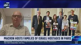 Macron recibe en Par&iacute;s a familias de rehenes israel&iacute;es