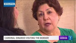 Cardinal Dinardo visits the border to speak to immigrant families