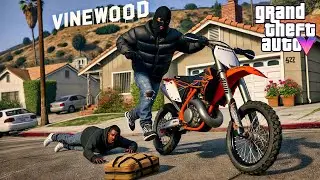 PRIMO COLPO DELLA GANG DI FRANCESCO: RUBANO LE MOTO A SCUOLA! - GTA 5 MOD VITA DA GANGSTER