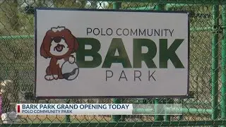 Bark Park opens at Polo Community Park