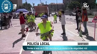 210722 - Polic&iacute;a Local M&aacute;laga - El Subgrupo de Educaci&oacute;n Vial forma a 6.174 escolares - Canal M&aacute;laga