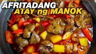 Afritadang Atay ng Manok | Chicken Liver Afritada | Easy & Delicious Filipino Chicken Liver Recipe