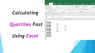 Calculating Quartiles Fast Using Excel