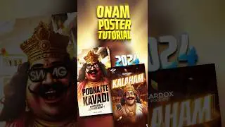2024 🔥 NEW TRENDING ONAM CELEBRATION POSTER MAKING | ONAM CELEBRATION POSTER TUTORIAL | ONAM 2024