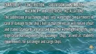 SUMMARY OF SOLAS (Safety Of Life At Sea)  |  Important Points You MUST Know!