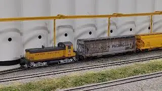 WKR N-scale Layout Update:  New BLI EMD SW-7 switcher