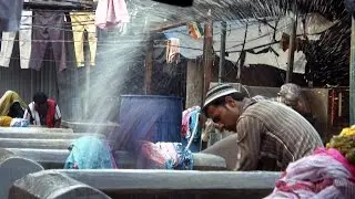Inside Mahalaxmi Dhobi Ghat (Mumbai's largest open air laundry)