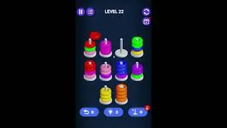 Stacolor : hoop stack ring game