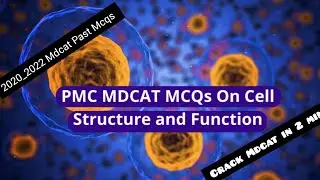 Cell structure and function| MDCAT PAST MCQs EXPLAINED 2020-2022