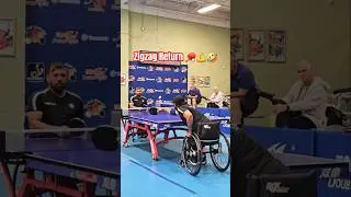Zigzag Return | Table Tennis | Para Table Tennis | #music #tabletennis #pingpong #sports #foryou #fy