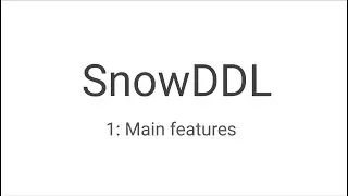 SnowDDL: Main Features (object management in Snowflake)
