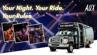 Just Vibes Only!AUX Always Sets the Tone for the Best Party Rides in dallas #nightlife #auxrideshare