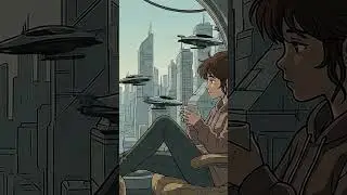 Relaxing Sci-Fi Lofi from the Future 1-Minute 🤖  Part 002