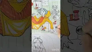 #inktober2023 #dream #coralinejones #коралинавстранекошмаров #алисавстранечудес #art #drawing