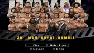 WWE SmackDown vs Raw 2008 – 30 Man Royal Rumble | Epic PS2 Gameplay