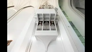Schwalbennestorgel im Paulinum der Universit&auml;t Leipzig wird vollendet