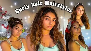 *Easy* Curly hairstyles :) cute hairstyles for curly and wavy hair !!  | Charlene Tatiana Rodriguez