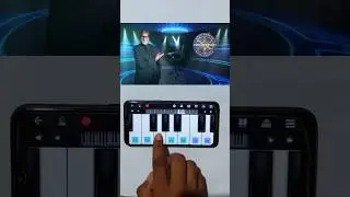KBC Tune On Piano | Easy Mobile PianoTutorial | #shorts #ytshorts #youtubeshorts #music #kbc