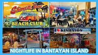 Nightlife in Bantayan Island CEBU Philippines 🇵🇭 | Bars & Places to Eat in Sta. Fe | Cebuana Travels