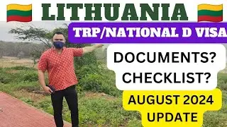 Lithuania TRP Documents Checklist. A to Z full Lithuania TRP/National D Visa File guidance. Youtube.