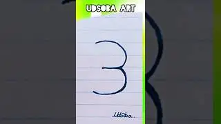 draw a fly bird by number 3 very easy. #art #drawing