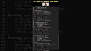 Amazing key frame Animation using #html #css   #website #webdevelopment