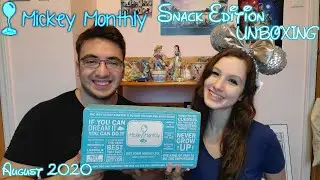 Mickey Monthly Snack Edition Unboxing August 2020