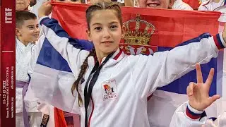 ITKF World Traditional Karate Cup Hidetaka Nishiyama - Tihana Aleksić - Kihon Ippon Kumite - 1/4