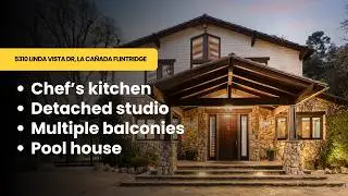 Luxury Gated Estate on 2+ Acres | La Ca&ntilde;ada Flintridge Foothills Home Tour