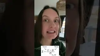 NCE Minute: Z-Score (Statistics & Psychology Assessment in CMHC) #nceexam #nce #therapist #counselor