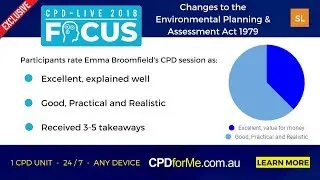 Changes to the Environment Planning & Assessment Act 1979 PREVIEW, Australian Substantive Law