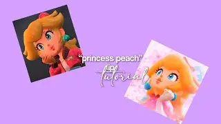 princess peach lip tutorial 💋| amateur makeup 