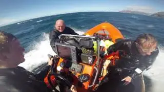 Tom's Rough RIB Drive Home, fueled by Scotch Egg and shortbread