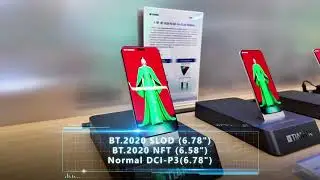 CES 2026 - Tianma Smartphone Wide Color Gamut AM OLED