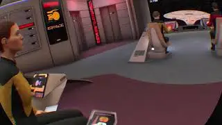 Bonsai Squeeks Star Trek bridge Crew VR