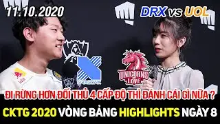 [CKTG 2020] DRX vs UOL Highlights | Ch&ecirc;nh lệch Rừng 4 cấp độ, chiến thắng kh&ocirc;ng qu&aacute; kh&oacute; khăn