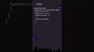 Java Star Pattern 02 #shrots #java #star #privatecode  @pvtcode