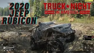 SnowRunner Mod Review | 2020 JEEP WRANGLER RUBICON TESTED IN TRUCK NIGHT IN AMERICA!