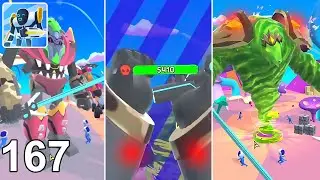 Mechangelion: VERY LONG BATTLE vs GIANT GREEN ELEMENTAL BOSS! (Part 167)