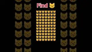 FIND ODD ONE😼#oddoneout #finddifferences #fungamesforkids