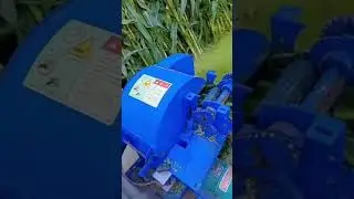 Super fine stalk crusher chaff cutter machine