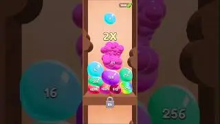 jelly 2048 Blob Merge Gameplay ISO Walkthrough Gameplay #4maxgaming #shorts #blobmerge3d