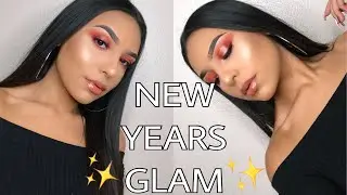 NEW YEARS EVE GLAM MAKEUP | Maeline Jimenez