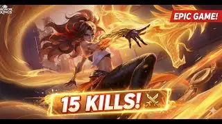 Honor of Kings Fire snake . Gameplay 15 kill smoot gameplay like pro