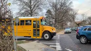 School Bus Spotting at the MS buses leaving! Happy Thanksgiving Eve!