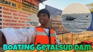 Now Start Boating in Getalsud Dam 🥰|| #boating #dam 